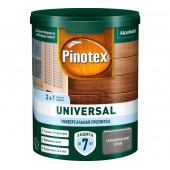 Пинотекс Универсал скандинавский серый (0,9л) 2в1 универсальная пропитка для древесины 5620706