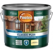 Pinotex Classic Plus быстросохнущая пропитка-антисептик 3 в 1 для древесины CLR база под колеровку (0,9л) 5727613 Пинотекс