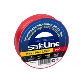 Изолента 19мм х 20м красная Safeline 9368
