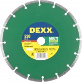 DEXX MULTI UNIVERSAL 230 мм (22.2 мм, 7х2.4 мм), Алмазный диск (36701-230)