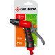 GRINDA T-R, плавная регулировка, курок сзади, пластиковый с TPR, поливочный пистолет (8-427186) купить в Сочи