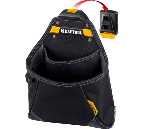KRAFTOOL KP-12 поясная сумка с быстросъёмным креплением FastClip, 260 х 340 мм (38774) купить  в Сочи