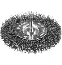 ЗУБР 100 мм, витая, стальная проволока 0.3 мм, щетка дисковая для дрели, Профессионал (35198-100)