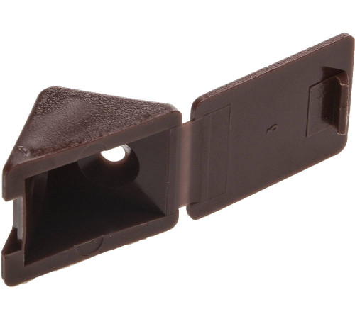 ЗУБР цвет кр-дерево, 4.0 x 15 мм, 4 шт, мебельный уголок с шурупом (4-308256-5) купить  в Сочи