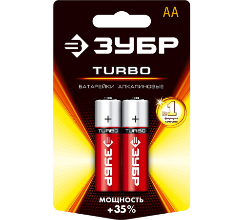 ЗУБР Turbo, АА х 2, 1.5 В, алкалиновая батарейка (59213-2C) купить в Сочи ЗУБР Turbo, АА х 2, 1.5 В, алкалиновая батарейка (59213-2C) купить в Сочи