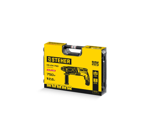STEHER 24 мм, 750 Вт, перфоратор SDS Plus (HD-24-750) купить  в Сочи STEHER 24 мм, 750 Вт, перфоратор SDS Plus (HD-24-750) купить  в Сочи