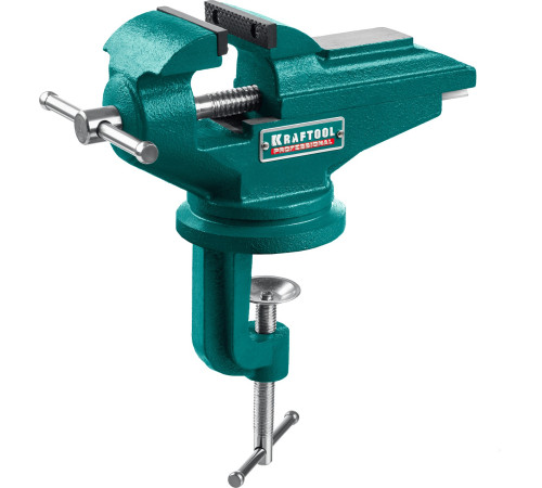 KRAFTOOL Mini, 65 мм, прецизионные тиски на струбцине (32713-75) купить  в Сочи