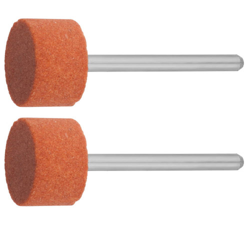 ЗУБР 2 шт, 15.0 x 10.0 х 3.2 мм, L 45 мм, P 120, набор абразивных шлифовальных кругов (35910) купить  в Сочи