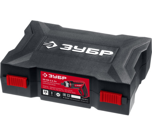 ЗУБР ViX-T 3.6 В, аккумуляторная отвертка-трансформер, кейс, 10 бит (ЗО-ЕМ-3.6 Ли) купить  в Сочи