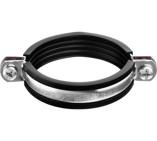 ЗУБР 2 1/2″, цинк, 6 шт, трубный хомут с гайкой (37850-75-80) купить  в Сочи