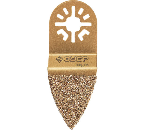 ЗУБР ШВД-35 UniLock, 35 мм, OIS-хвост., двусторонняя, насадка дельтовидная шлифовальная, Профессионал (15563-35) купить  в Сочи