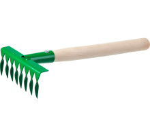 РОСТОК 160 x 62 x 405 мм, 8 витых зубцов, садовые грабельки (39613)