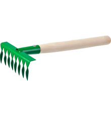 РОСТОК 160 x 62 x 405 мм, 8 витых зубцов, садовые грабельки (39613)