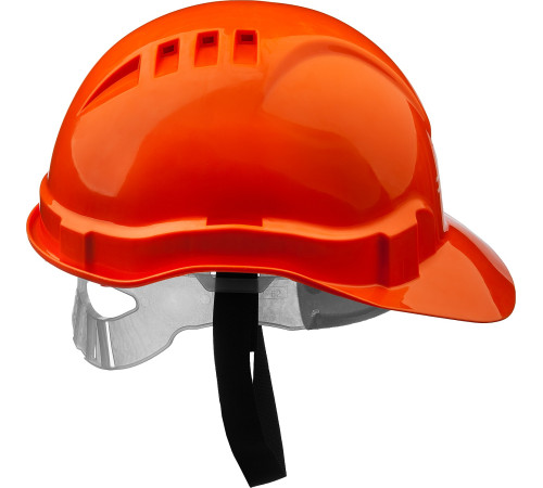 ЗУБР оранжевая, реечный механизм, универсальное крепление для наушников и щитков, защитная каска (11090) купить  в Сочи