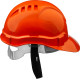 ЗУБР оранжевая, реечный механизм, универсальное крепление для наушников и щитков, защитная каска (11090) купить  в Сочи