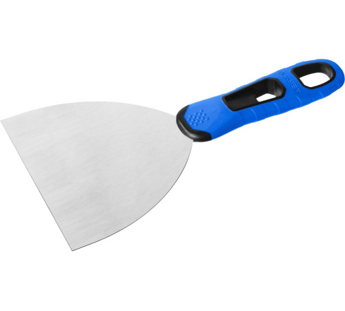 ЗУБР 120 мм, х-образное профилированное полотно, облегченная двухкомпонентная ручка, нержавеющий шпатель, Профессионал (10049-12) купить  в Сочи