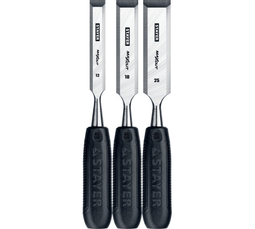 STAYER Max-Cut, 3 предм., набор стамесок (1820-H3) купить в Сочи STAYER Max-Cut, 3 предм., набор стамесок (1820-H3) купить в Сочи
