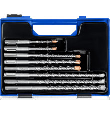 ЗУБР 8 шт: 5/6х110. 6/8/10х160, 8/10/12х210 мм, набор SDS-plus буров, Профессионал (29314-H8)