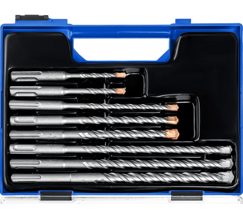 ЗУБР 8 шт: 5/6х110. 6/8/10х160, 8/10/12х210 мм, набор SDS-plus буров, Профессионал (29314-H8) купить  в Сочи