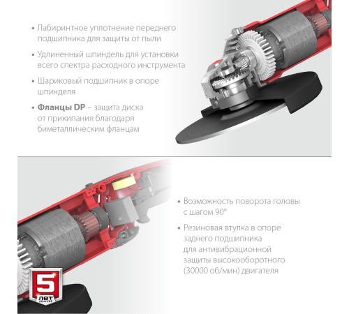 ЗУБР 2200 Вт, d230 мм, УШМ (УШМ-230-2205 П) купить  в Сочи