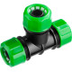 РОСТОК RW-34, 3/4″ х 3/4″ х 3/4″, пластик ABS, цанговый тройник (426372) купить в Сочи