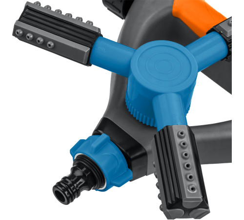 GRINDA RR-Pro, 3 сопла, на подставке с колёсиками, ударопрочный пластик, круговой распылитель, PROLine (429317) купить  в Сочи