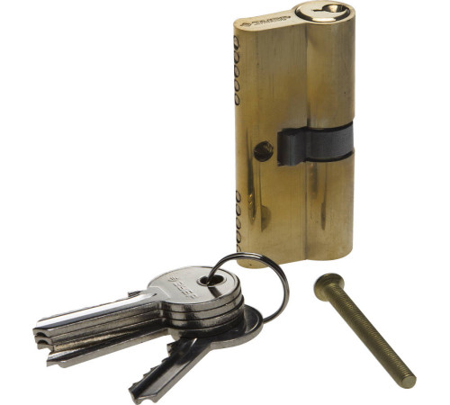 ЗУБР 60 мм, цвет латунь, 5-PIN, тип ключ-ключ, цилиндровый механизм (52101-60-1) купить  в Сочи