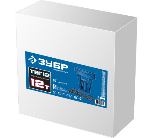 ЗУБР ТВГ-12, 12 т, ручной вертикальный гидравлический трубогиб, Профессионал (43078-12) купить  в Сочи