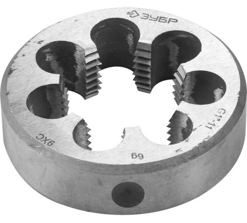 ЗУБР G 1″, сталь 9ХС, плашка круглая ручная (4-28032-1) купить  в Сочи