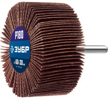 ЗУБР d 60 x 30 мм, P180, на шпильке d 6 мм, круг шлифовальный лепестковый, Профессионал (36602-180)