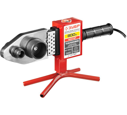 ЗУБР 800 Вт, паяльник для полипропиленовых труб, 6 насадок в комплекте (АСТ-800) купить  в Сочи