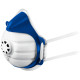 ЗУБР коническая, класс защиты FFP1, с клапаном выдоха, пластиковый каркас, с 10-ю сменными фильтрами, фильтрующая полумаска (11173) купить  в Сочи