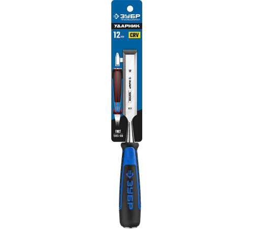 ЗУБР Ударник, 12 мм, стамеска-долото, Профессионал (18097-12) купить  в Сочи