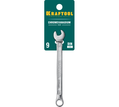 KRAFTOOL 9 мм, комбинированный гаечный ключ (27079-09) купить  в Сочи