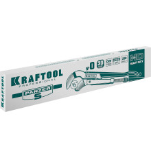 KRAFTOOL PANZER-S, №0, 1/2″, 240 мм, трубный ключ с изогнутыми губками (2733-05)
