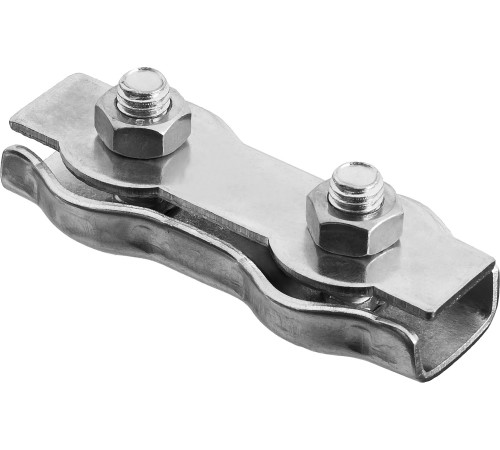 ЗУБР 8 мм, 15 шт, двойной зажим троса (4-304445-08) купить  в Сочи