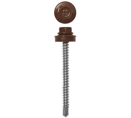 ЗУБР СКД 8017, 35 х 4.8 мм, шок.-коричн., 1800 шт, кровельный саморез, Профессионал (4-300310-48-035-8017) купить  в Сочи