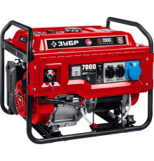 ЗУБР 7000 Вт, бензиновый генератор с электростартером (СБ-7000Е) ЗУБР 7000 Вт, бензиновый генератор с электростартером (СБ-7000Е)