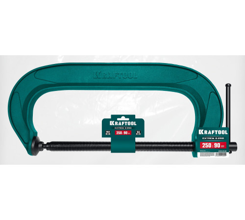 KRAFTOOL Extrem-250, 250 х 90 мм, струбцина G-образная (32229-250-90) купить в Сочи KRAFTOOL Extrem-250, 250 х 90 мм, струбцина G-образная (32229-250-90) купить в Сочи