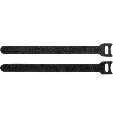 ЗУБР ВЕЛЬКРО, 16 x 210 мм, нейлон РА66, 10 шт, черные, кабельные стяжки-липучки, Профессионал (30932-10)