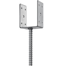 ЗУБР ОС-U, 91 x 120 x 60 мм, U-образное основание столба (310286-090)