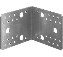 ЗУБР УК-2.5, 90 x 105 x 105 x 2.5 мм, цинк, крепежный уголок (31012-105)