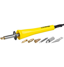 STAYER MAXTerm, 30 Вт, 3 в 1, в наборе: 5 насадок + термонож, прибор для выжигания, пайки и резки (45221)