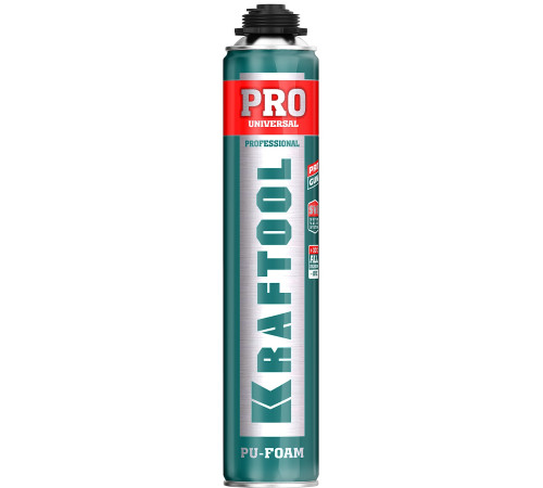 KRAFTOOL PRO, 750 мл, пистолетная, всесезонная, SVS, не залипающий клапан, выход до 45 л, монтажная пена (41182) купить в Сочи KRAFTOOL PRO, 750 мл, пистолетная, всесезонная, SVS, не залипающий клапан, выход до 45 л, монтажная пена (41182) купить в Сочи