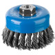 ЗУБР 100 мм, стальная проволока 0.8 мм, чашечная щетка-крацовка для УШМ, Профессионал (35277-100) купить  в Сочи