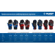 ЗУБР IMPACT р.XL (10), красные, профессиональные комбинированные перчатки, антивибрационные, противоударные, Профессионал (11478-XL) купить  в Сочи