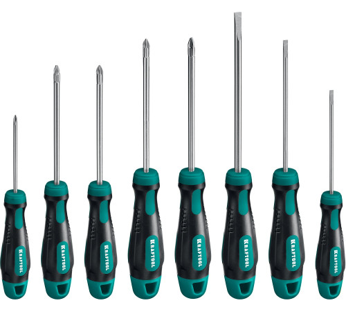 KRAFTOOL Х-Drive-8, 8 шт, набор отверток (250081-H8) купить  в Сочи