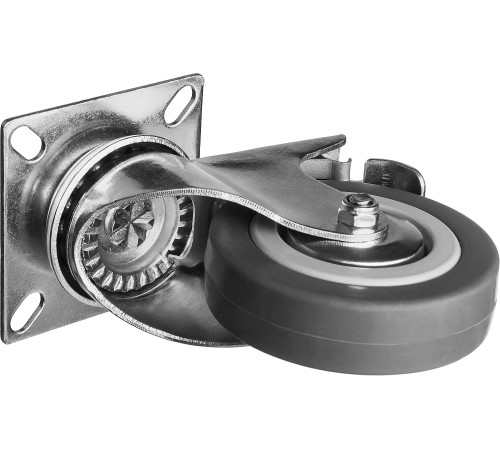 ЗУБР d 75 мм, г/п 50 кг, резина/полипропилен, поворотное колесо c тормозом (30956-75-B) купить  в Сочи