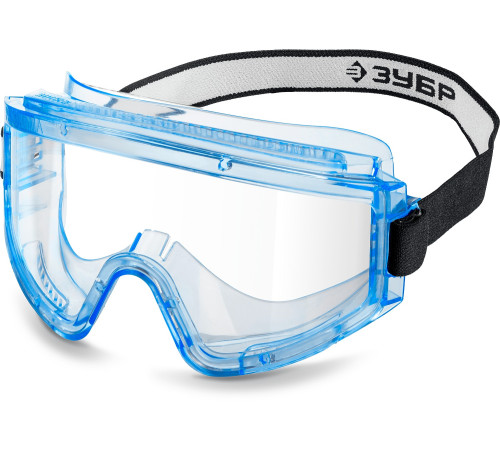 ЗУБР ПАНОРАМА Н, закрытого типа, стекло из ударопрочного поликарбоната, защитные очки с непрямой вентиляцией, Профессионал (110237) купить  в Сочи