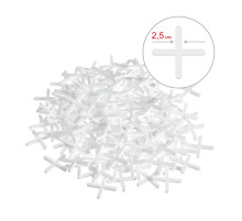 ЗУБР 2.5мм, 150 шт, крестики для плитки (33811-2.5)